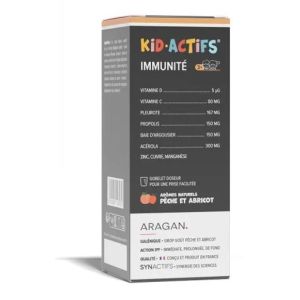 Aragan Kidactifs Immunactifs Fl125Ml