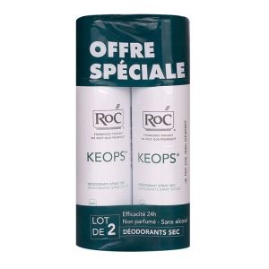 Keops dry spray deodorant 2x150ml