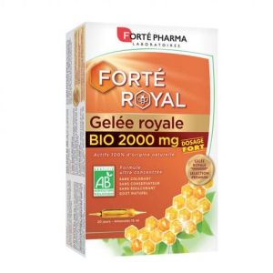 Organic royal jelly & honey 20 vials