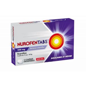 Nurofentabs 200mg 12 tablets without water