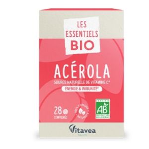 Nutri'sentiels - Acerola Bio - 20 comprimés