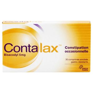 Contalax Bisacodyl 5mg 30 tablets