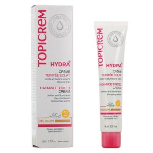 Topicrem Hydra Cr Teintee Medium 40Ml