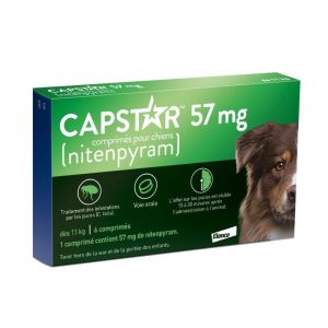 Capstar Dog 57mg 6 tablets