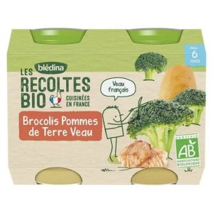 Bledina Recoltes Bio Broco Pdt Veau2X200G