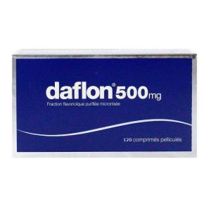 Daflon 500mg 120 veinotonic tablets