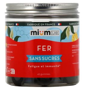 Mium Lab Gummies Fer S/Sucre 42