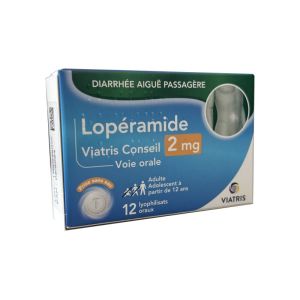 Loperamide Lingual Mylan 12cp