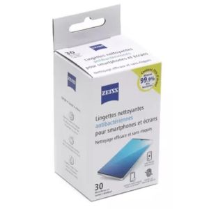 Zeiss Lingettes Antibacterienn Ecrans 30