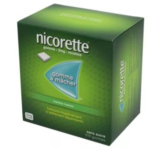 Nicorette 2mg Fresh Mint - 210 gummies