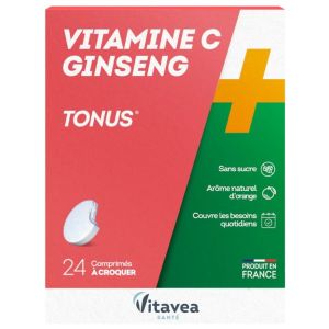 Nutrisanté vitamin C & ginseng tone x 24 tablets