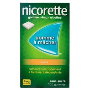 Nicorette 4mg 105 Fruit Gummies