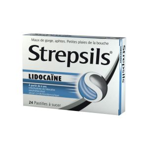 Strepsils lidocaine 24 lozenges