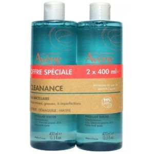 Avene Clean Eau Micel 2X400Ml