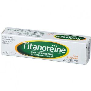 Titanoreïne Lidocaine 2% Rectal Cream 20g