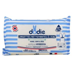 Dodie Lingettes Eau X50