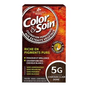 Color & Soin permanent color - 5G light golden brown