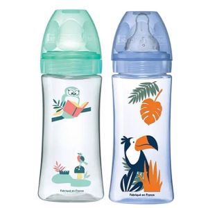 Dodie Bib Cof Init A/Col 330Ml 6M