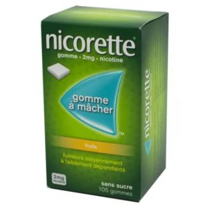 NICorette 2mg Sugar Free Fruits - 105 gummies