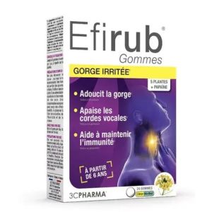 3C Efirub 24 Gommes Citron Bt24