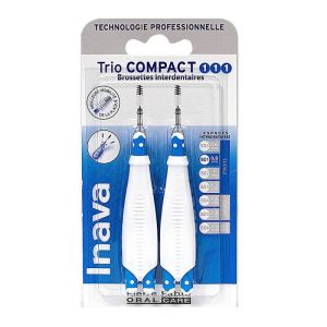 Trio Compact 2x3 interdental brushes 1/1/1