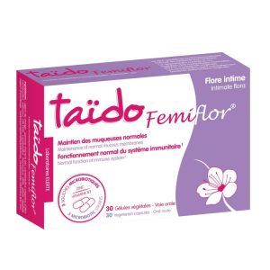 Taido Femiflor - Intimate Flora - Box x30 Vegetable Capsules