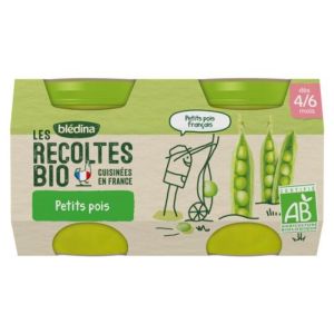 Bledina Pp Bio Petits Pois 130gx2