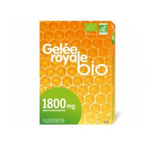 Organic royal jelly 1800mg x30 vials