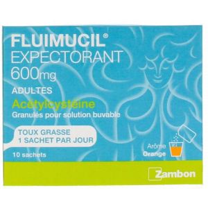 Fluimucil 600Mg Buv Gle 10Sach