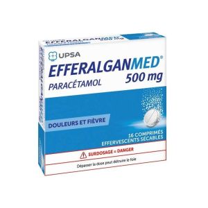 Efferalgan 500mg 16 effervescent tablets