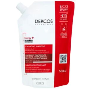 Dercos Shp Energisant Eco Rech 500ml