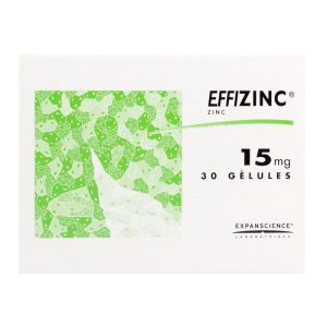 Effizinc 15mg - 30 capsules