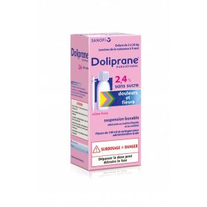 Doliprane suspension without sugar 100ml