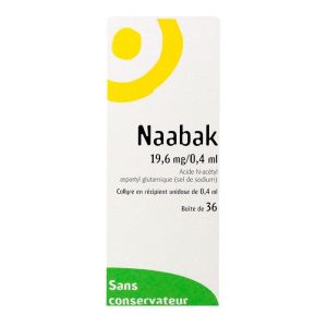 Naabak eye drops 36x0.4ml