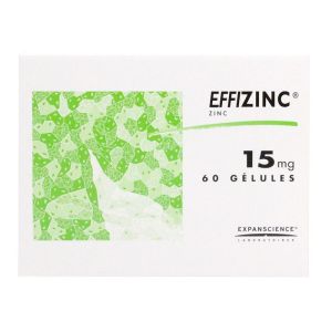 Effizinc 15mg - 60 capsules