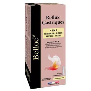 Belloc Reflux Gastriques 12 Sticks