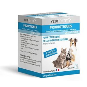 Vetoform Probiot Chien/Chat 15Sch