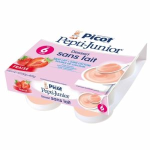 Pepti-Junior dessert without milk from 6 months strawberry flavor 4x100g