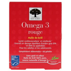 New Nordic Omega 3 Rouge Gelu60