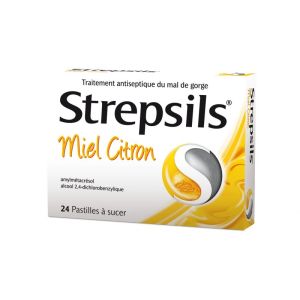 Strepsils honey lemon 24 lozenges