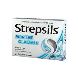 Strepsils icy mint 24 lozenges