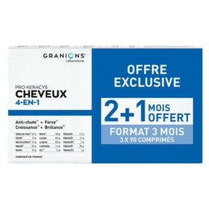 Granions Pro Keracys Cheveux 4en1 3 Mois