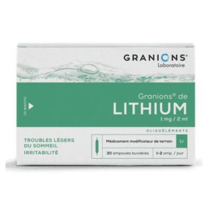 Granions of Lithium 30 vials