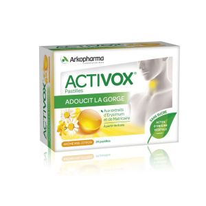 Activox - Lemon honey - 24 lozenges