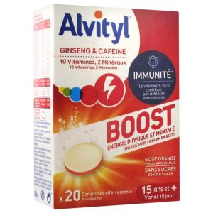 Alvityl Boost comprimés effervescents - 20 unités