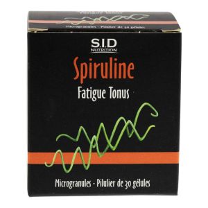 Spirulina fatigue & tone 30 capsules