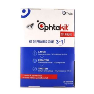 Ophtakit Oil Rouge Kit 1Er Soins 3En1