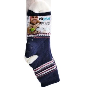 Airplus Cabin Socks Men Grey Pearl Moose