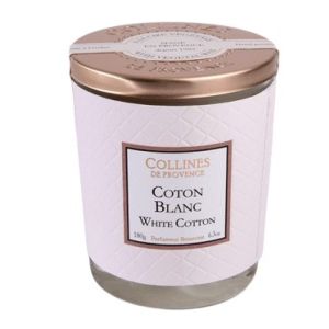 White Cotton Scented Candle - 180g