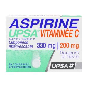 Vitamin C Aspirin 200mg 20 effervescent tablets